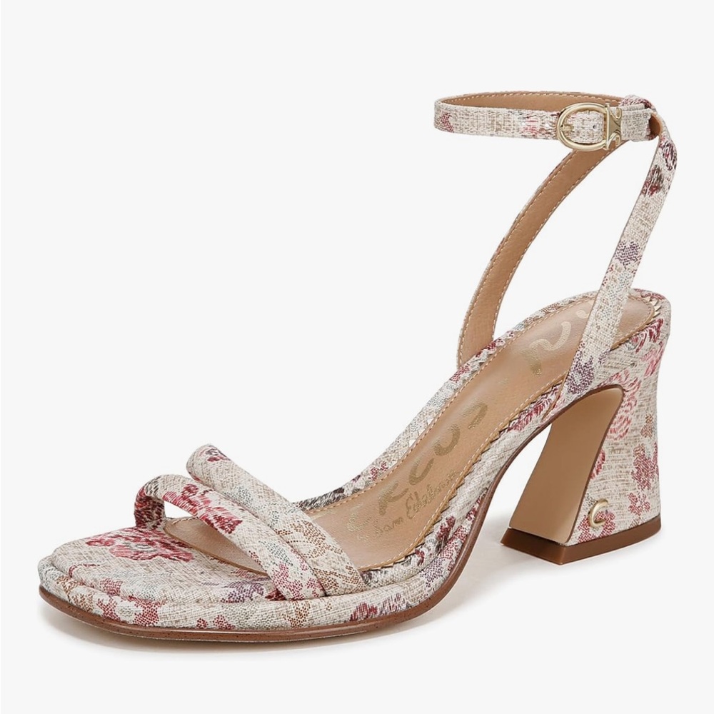 NY Circus by Sam Edelman Holly Block Heel Sandal Berry Blush Multi